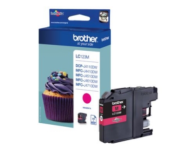 Tinte Brother LC-123M, magenta