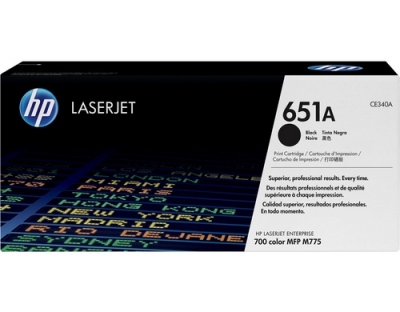 HP Toner 651A - Black (CE340A)