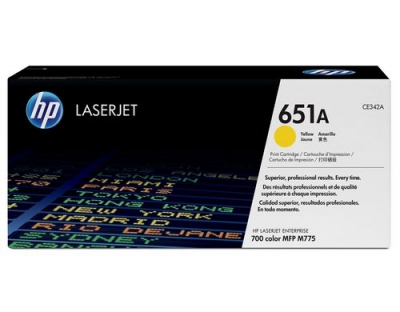 HP Toner 651A - Yellow (CE342A)