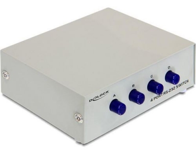 Delock DB9 Switchbox 4Port manuell