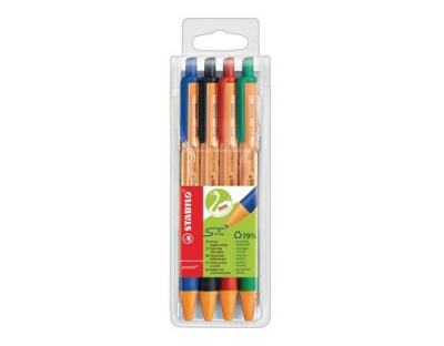STABILO pointball Kugelschreiber 4er Etui
