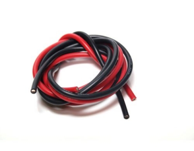 EP Silikonkabel 3.5mm², rot/schwarz je 1m