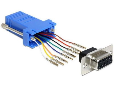 RJ-45 Buchse zu RS232 Buchse Montagesatz