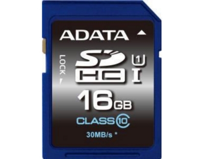 ADATA SDHC Card 16GB, Premier UHS-I C10