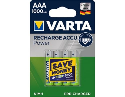 VARTA Akku AAA 1000mAh, 4Stk