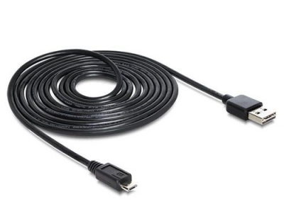 USB2.0-Kabel Easy A-MicroB: 3m
