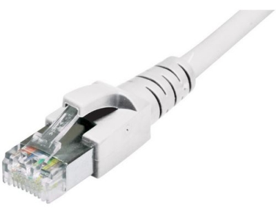 Dätwyler Patchkabel: S/FTP, 10m, weiss
