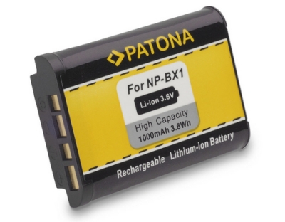 PATONA Akku NP-BX1, 1000 mAh / 3.6V