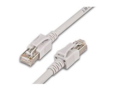 Wirewin Cat.6A LED Patchkabel 10m grau