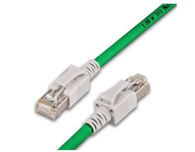 Wirewin Cat.6A LED Patchkabel 0.5m grün