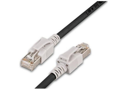Wirewin Cat.6A LED Patchkabel 1.5m schwarz