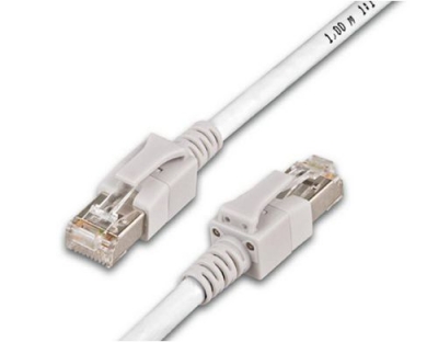 Wirewin Cat.6A LED Patchkabel 0.5m weiss