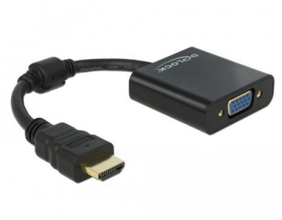 Monitoradapter HDMI-A zu VGA-Bu schwarz