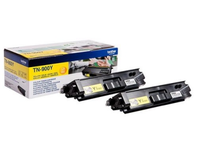 Toner Duo zu Brother TN900Y, 2x6000 Seiten