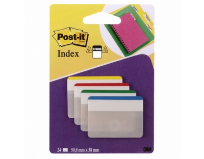 3M Post-it Index Strong flach, 4x6 Tabs