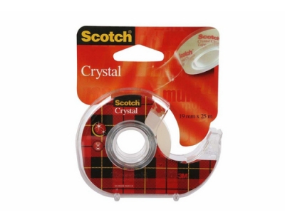 3M Scotch Crystal 19mm x 25m kristallklar