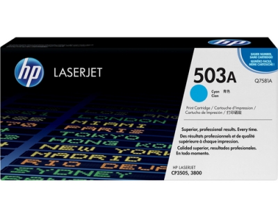 HP Toner 503A - Cyan (Q7581A)