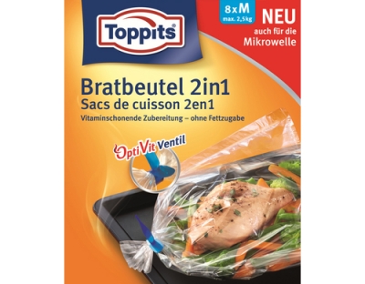 Toppits Bratbeutel 2 in 1