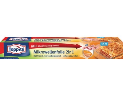 Toppits Mikrowellenfolie 2 in 1