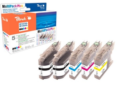 Peach Tinte Brother LC-127XLCombi Pack +