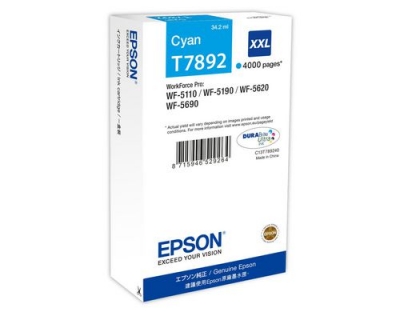 Tinte Epson T789240 XXL, cyan, 4000 S.