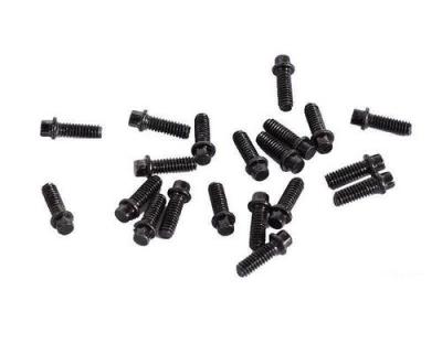 RC4WD Hex Bolts, M2x6mm, Black, 20 Stück,