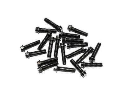 RC4WD Hex Bolts, M2x8mm, Black, 20 Stück,