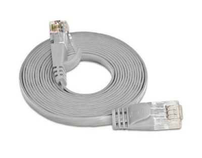 Wirewin Slim Patchkabel: UTP, 3m, grau