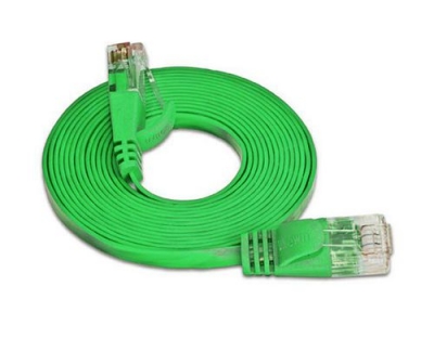 Wirewin Slim Patchkabel: UTP, 1.5m, grün
