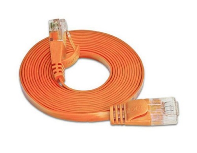 Wirewin Slim Patchkabel: UTP, 0.25m, orange