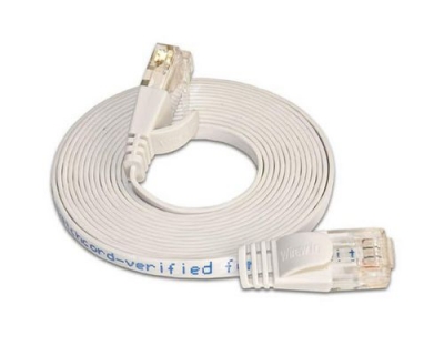 Wirewin Slim Patchkabel: UTP, 0.5m, weiss