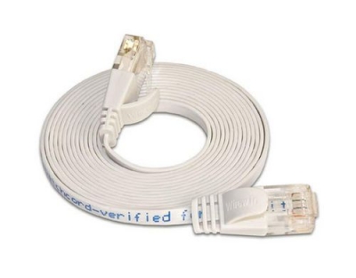 Wirewin Slim Patchkabel: UTP, 20m, weiss