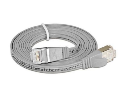 Wirewin Slim Patchkabel: STP, 0.25m, grau