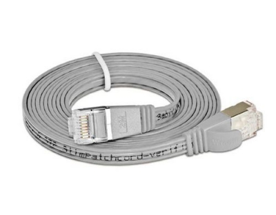 Wirewin Slim Patchkabel: STP, 20m, grau