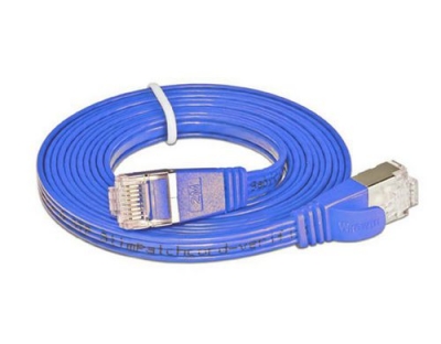 Wirewin Slim Patchkabel: STP, 15m, blau