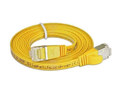 Wirewin Slim Patchkabel: STP, 1m, gelb