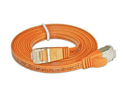 Wirewin Slim Patchkabel: STP, 2m, orange