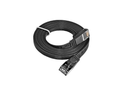 Wirewin Slim Patchkabel: STP, 1m, schwarz