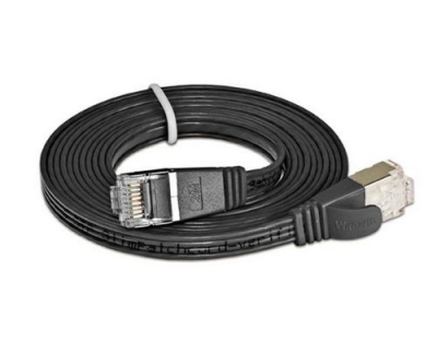 Wirewin Slim Patchkabel: STP, 5m, schwarz