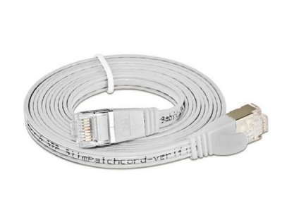 Wirewin Slim Patchkabel: STP, 0.5m, weiss
