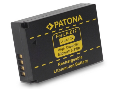 PATONA Akku LP-E12, 800 mAh / 7.2V