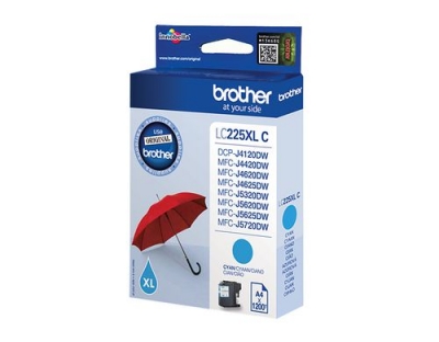 Tinte Brother LC-225XLC, cyan