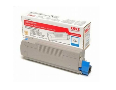 Toner cyan zu OKI 5800/5900