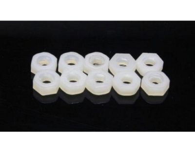 EP M2 D4xH1.6mm Nylon-Mutter, 10 Stk.