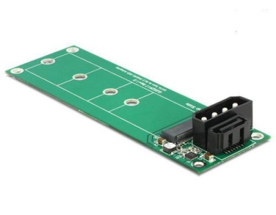 Delock M.2 zu SATA 7Pin und Strom Molex