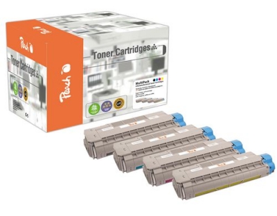 Peach Toner OKI C5850-Series Multi Pack