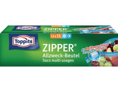 Toppits Zipper Allzweck-Beutel