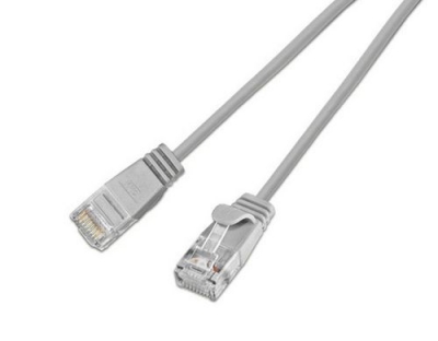 Wirewin Slim Patchkabel: UTP, 5m, grau