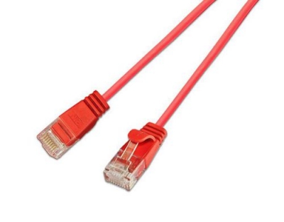 Wirewin Slim Patchkabel: UTP, 50cm, rot