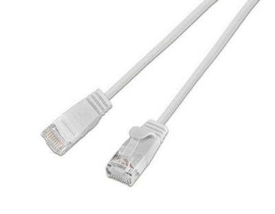 Wirewin Slim Patchkabel: UTP, 1m, weiss